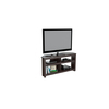 Inval Corner TV Stand 50 in. W Espresso Fits TVs Up to 60 in. with Cable Management MTV-13519